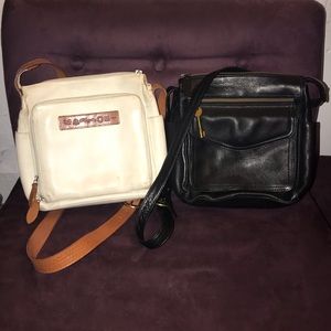 Lot of two fossil crossbody